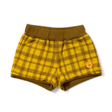 wiggle wiggle × HTH check pattern mini shorts