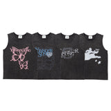 Assortment graphic sleeveless