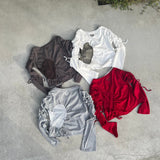 heart switch long tee