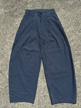 Stripe balloon pants