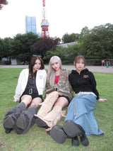 バタフライジップフーディー