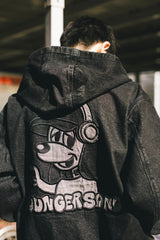 Youngersong × 센티미터 데님 까마귀 재킷