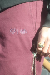 HTH×Dickies Side zip wide pants