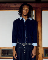 Shirt docking shirt cardigan