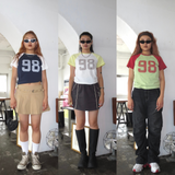 numbering raglan tee