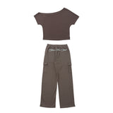 one shoulder pack set