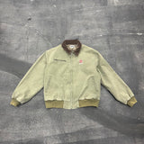 N logo vintage work jacket