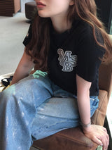 msb logo applique t-shirt