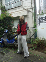 Ameba 로고 가역성 복어 조끼