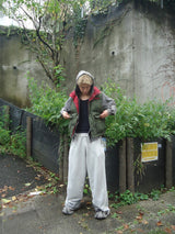 Ameba 로고 가역성 복어 조끼