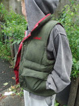 Ameba 로고 가역성 복어 조끼