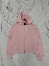 90 Logo Glitter Zip Hoodie