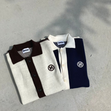 “ N”徽標軌道半開衫