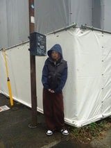 Ameba 로고 가역성 복어 조끼