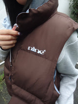 Ameba 로고 가역성 복어 조끼