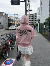 universal logo assortment random zip hoodie