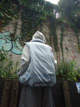 Ameba 로고 가역성 복어 조끼