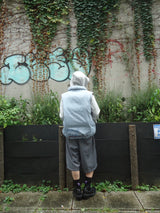 Ameba 로고 가역성 복어 조끼