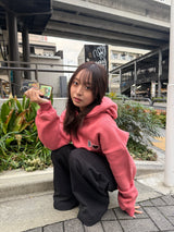 heart patch logo hoodie