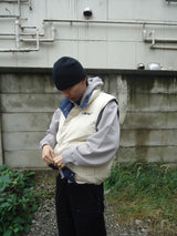 Ameba 로고 가역성 복어 조끼