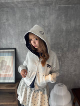 90 Logo Dot Zip 連帽外套