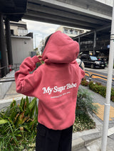 heart patch logo hoodie