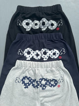 90 로고 도트 스웨트 팬츠