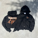 バタフライジップフーディー