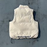 Ameba 로고 가역성 복어 조끼