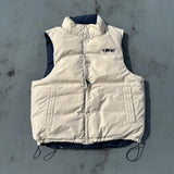 Ameba 로고 가역성 복어 조끼