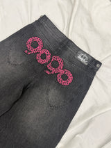 90 Logo Baggy Denim Pants