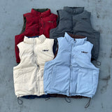 Ameba 로고 가역성 복어 조끼