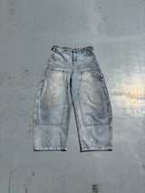 Double Knee Ballon Denim Pants