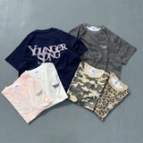 universal logo 喷雾短袖T恤