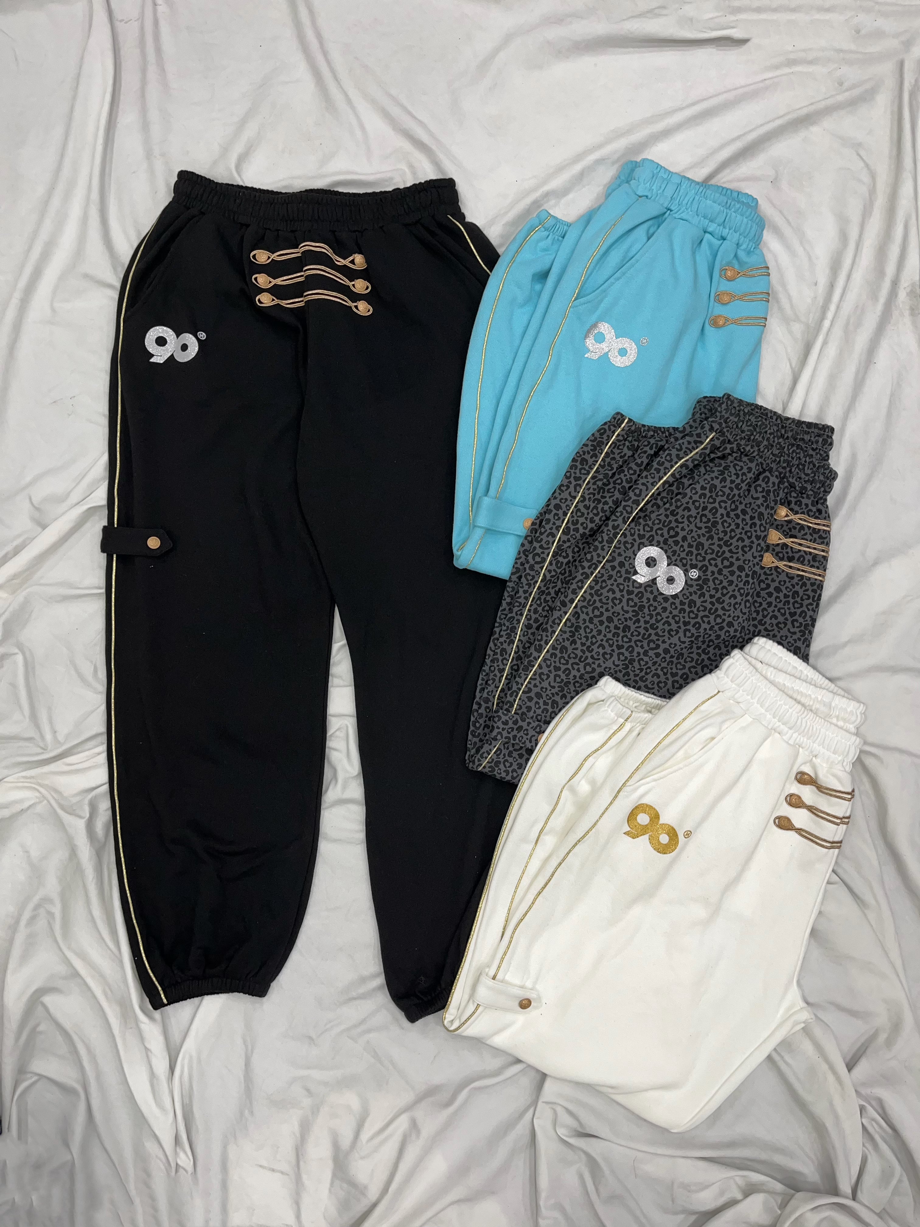 パンツ 9090girl ContrastRibWaistStraight Pants BOTTOMS(ブランド: 9090 girl) – YZ