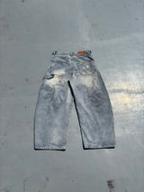 Double Knee Ballon Denim Pants