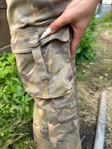 Military Cargo Flare Pants