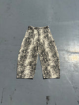 Double Knee Ballon Denim Pants