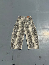 Double Knee Ballon Denim Pants