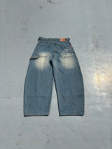 Double Knee Ballon Denim Pants