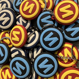 圓圈“ N”徽標橡膠鑰匙