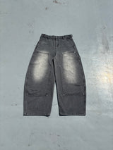 Double Knee Ballon Denim Pants