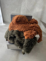 volume hood fur jacket