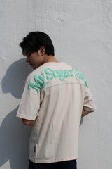 back print Baseball Tee