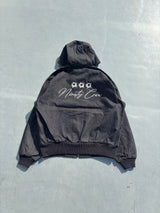 Bullet Logo Denim Zip Hoodie