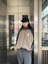 “ N”徽標技術尼龍軌道夾克