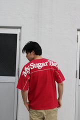 back print Baseball Tee