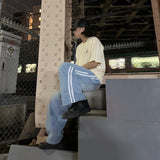 Vintage Denim Track Pants