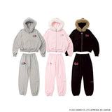 ×HELLO KITTY 90 Logo Fur Zip Hoodie
