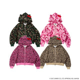 ×HELLO KITTY Eared Zip Hoodie